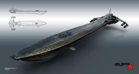 Концепт подводной лодки арктур