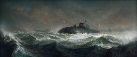 Подводная лодка картина