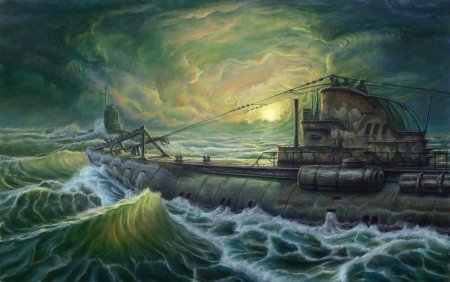 Художник владимир мухачев картины. подводные лодки