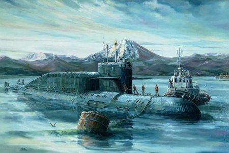 Художник владимир мухачев картины. подводные лодки