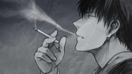 Аниме с сигаретой