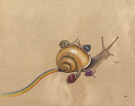 Рисунки улитки