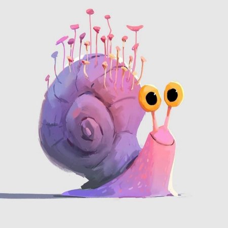 Улитка смешная