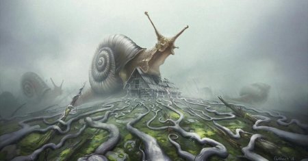 Улитка иллюстрация