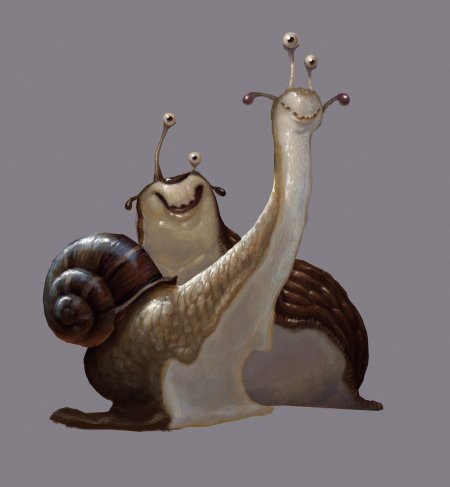 Забавная улитка