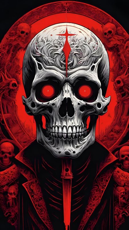 Skull art