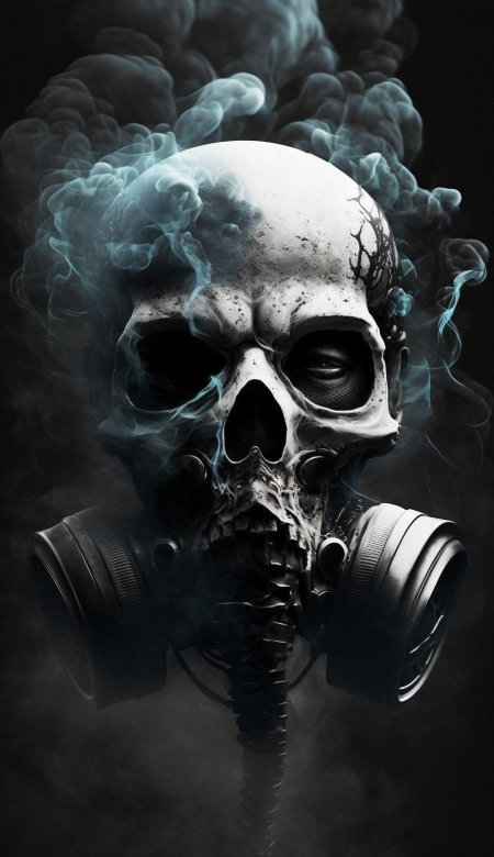 Gas mask art