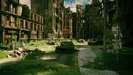 Постапокалипсис арт город