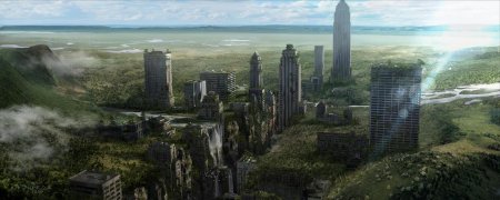 Руины современного города