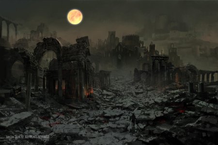 Руины города