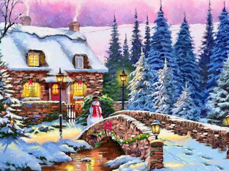 Художник ричард макнейл зима