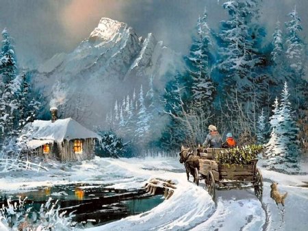 Рождественские пейзажи