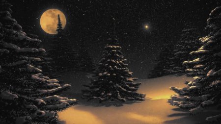 Новогодний лес