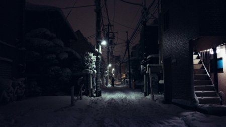 Япония зима