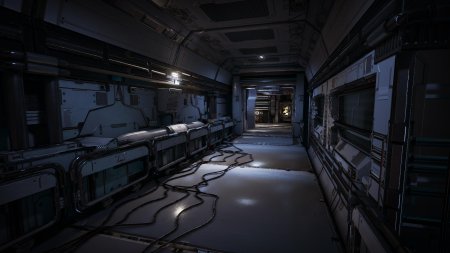 Внутри космического корабля