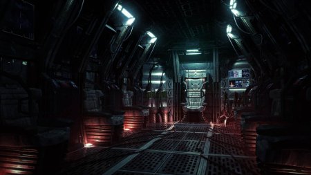 Внутри космического корабля