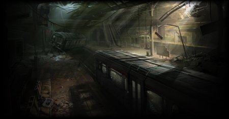 Заброшенный туннель метро 2033