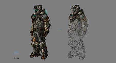 Dead space 3 костюмы концепт арт