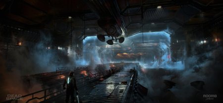 Концепт арт sci fi лаборатория