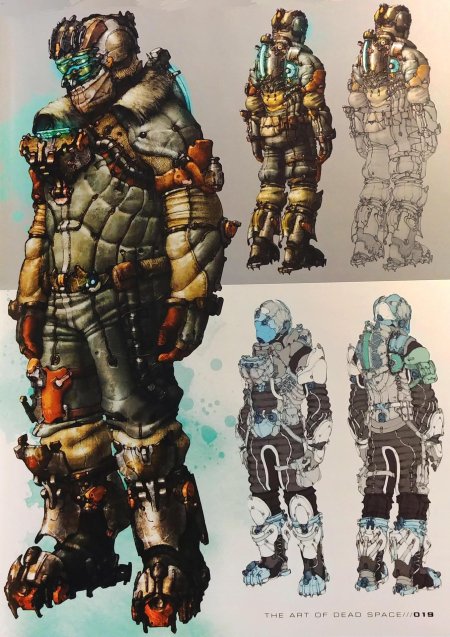 Dead space 3 костюмы