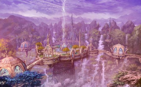 Lineage 2 эльфийская деревня