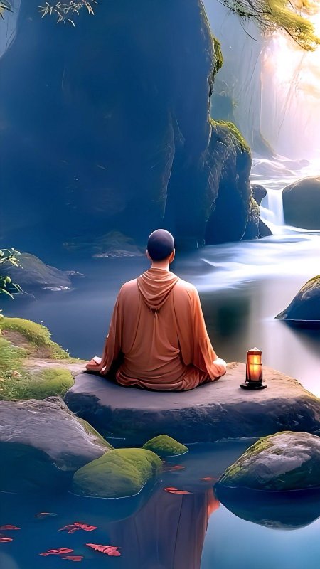 Monk meditation