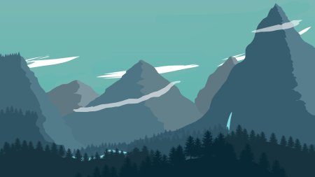 Firewatch лес река горы