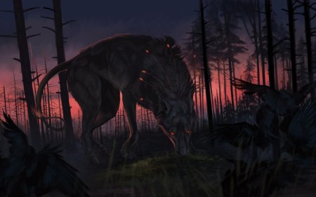 Волк арт