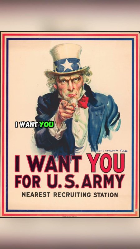 I want you for u s army