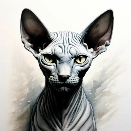 Кот сфинкс