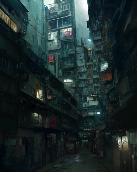Cyberpunk city
