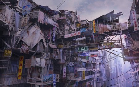 Cyberpunk city