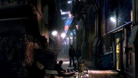 Cyberpunk 2077 переулок