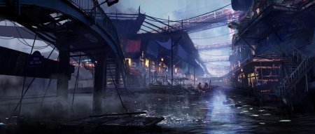 Киберпанк трущобы
