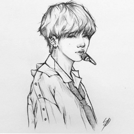 Bts тэхён скетчи