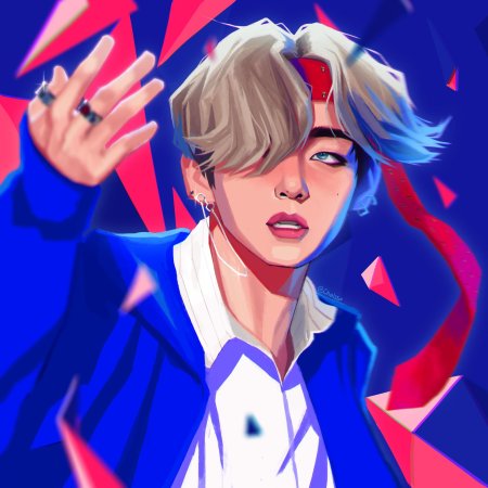 Bts taehyung anime