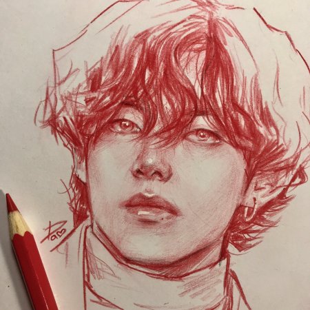 Bts тэхён скетчи