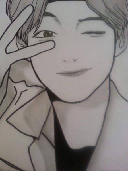Taehyung art карандаш