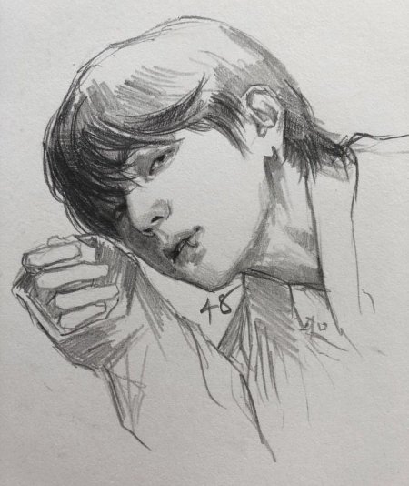 Bts тэхён скетчи