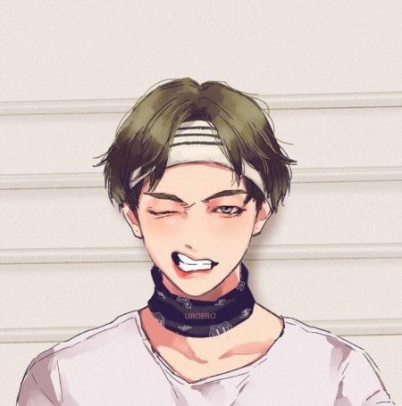 Bts taehyung anime