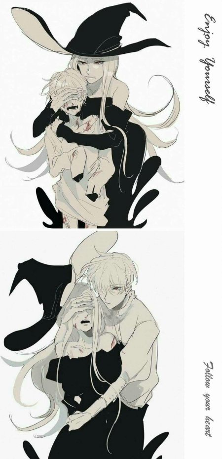 Аниме witch and the kid