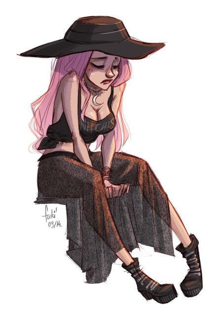 Fukari art ведьма