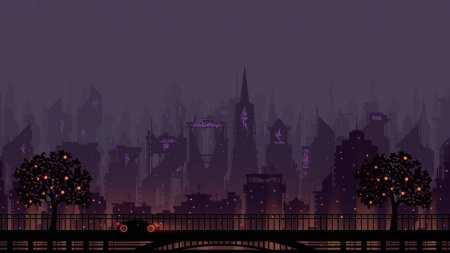 Пиксельный киберпанк город / pixel cyberpunk city