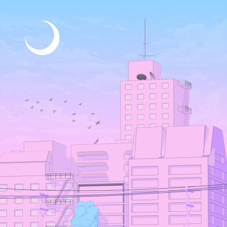 Aesthetic vaporwave