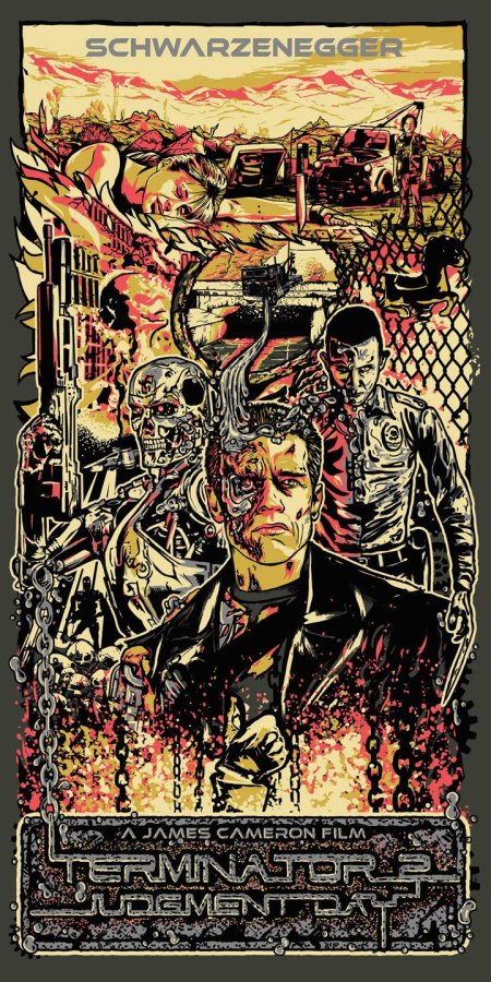 Terminator 2 постер