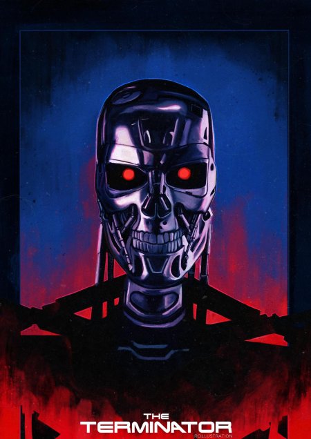 Т-800 терминатор постер