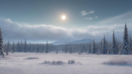 Снежные пейзажи