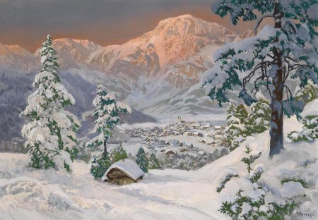 Alois arnegger зимние альпы