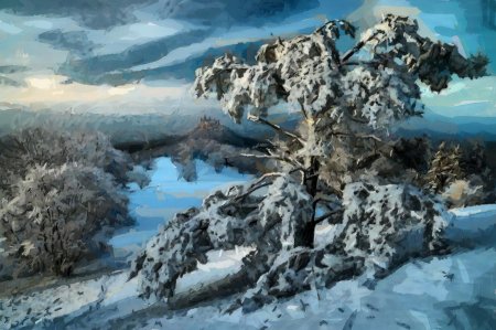 Пейзаж зимний