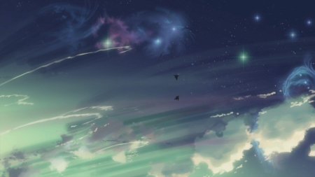 Небо в аниме
